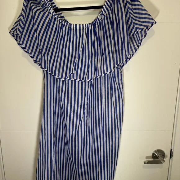 J CRE OFF THE SHOULDER BEACH COVER UP SIZE L - Picture 6 of 6